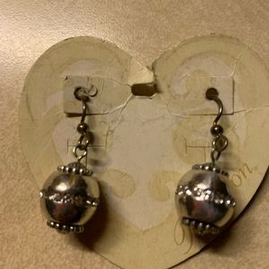Brighton Earrings Brand New. The balls are interchangeable. In the earrings